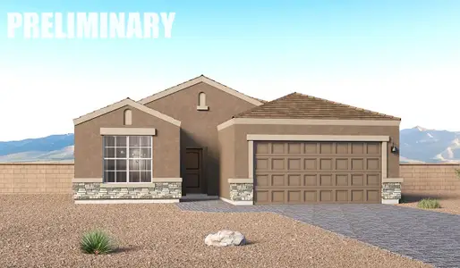 New construction Single-Family house 830 N Astronomer Ln, Green Valley, AZ 85614 plan Hampton - Plan 1595 - image