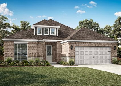 New construction Single-Family house 10534 Sutter Creek Dr, Iowa Colony, TX 77583 plan Cedar - image
