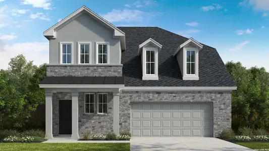 New construction Single-Family house 7110 Avignon Frst, San Antonio, TX 78256 plan Sabine - image