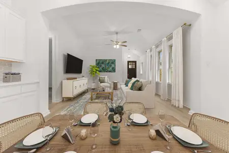 Representative Family Room/Dining Room - some options shown