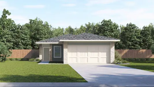 New construction Single-Family house 13100 Cattle Rustler Rd, Mustang Ridge, TX 78610 plan The Yosemite II - image