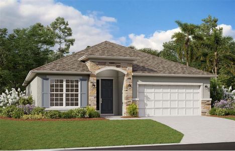 New construction Single-Family house 437 Silver Palm Dr, Haines City, FL 33844 Poinciana A- photo 0