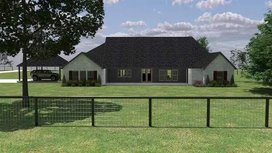 New construction Single-Family house 1390 Poe Prairie Rd, Millsap, TX 76066 - image