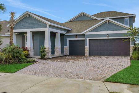 New construction Single-Family house 7470 Sea Manatee St, Parrish, FL 34221 plan Arlington w/Bonus - Single Family Homes - image