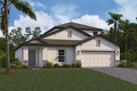 New construction Single-Family house 12847 Castle Oaks Dr, Hudson, FL 34669 Elmhurst Bonus- photo 0