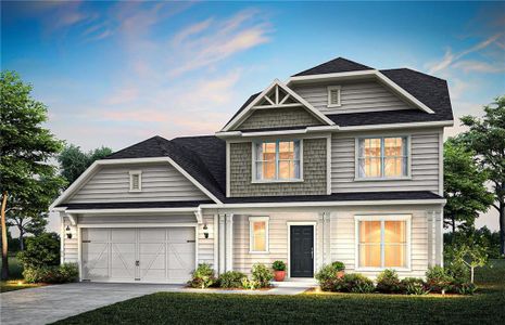 New construction Single-Family house 7165 Maple Brook Ln, Flowery Branch, GA 30542 Fieldcrest- photo 0