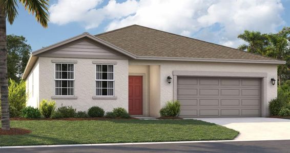 New construction Single-Family house 1714 Columbus Path, Saint Cloud, FL 34771 The Webber- photo 0