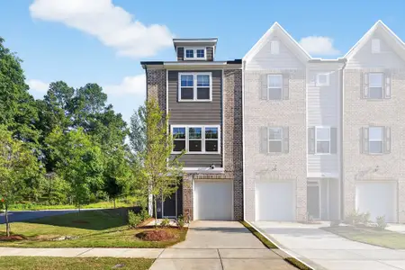 New construction Townhouse house 1909 Fishamble St, Fuquay Varina, NC 27526 plan Sunstone - image