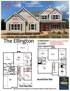 New construction Single-Family house 106 Mill Race Rd, Thomaston, GA 30286 plan Ellington - image