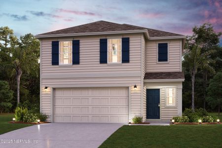 New construction Single-Family house 14855 Macadamia Ln, Jacksonville, FL 32218 plan Delray - image
