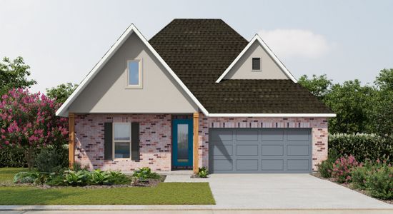 New construction Single-Family house Montgomery, TX 77354 plan Flowers B II - image