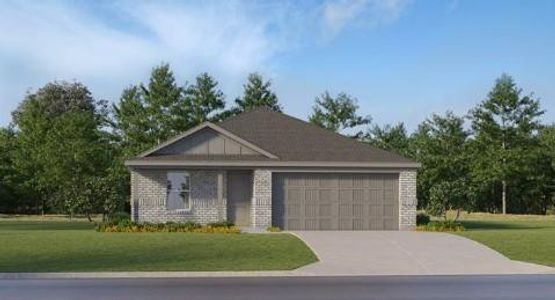 New construction Single-Family house 29011 Pearl Barley Way, Hockley, TX 77447 Oxford- photo 0