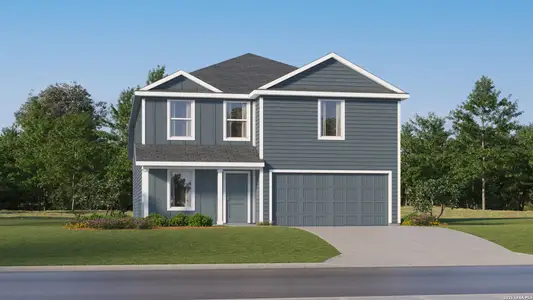 New construction Single-Family house 1809 Stonechat, New Braunfels, TX 78130 plan Sherman - image