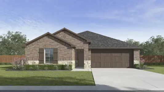 New construction Single-Family house 730 Hart Leaf Ln, Lavon, TX 75166 plan Wimberley - image