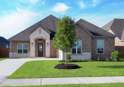 New construction Single-Family house 10534 Sutter Creek Drive, Iowa Colony, TX 77583 - photo 0