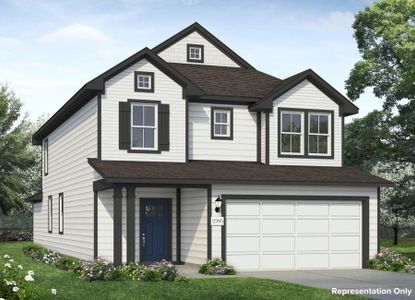 New construction Single-Family house 259 Haywood Mnr, San Marcos, TX 78656 plan Hymeadow 2595 - image