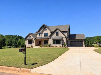 New construction Single-Family house 2125 Stonegate Wy, Monroe, GA 30656 plan (GA) Brunswick A.2 3 Side Entry - image