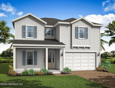 New construction Single-Family house 450 Slash Pine Place, Yulee, FL 32097 Crescent- photo 0