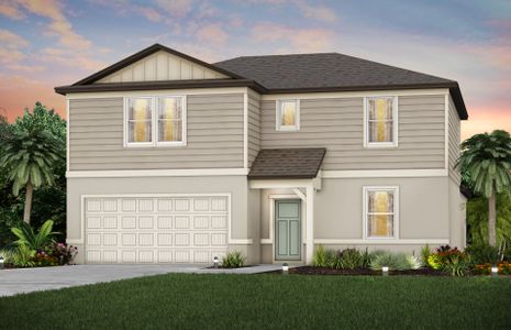 New construction Single-Family house 12819 Wanderlust Pl, Parrish, FL 34219 Wakefield- photo 0