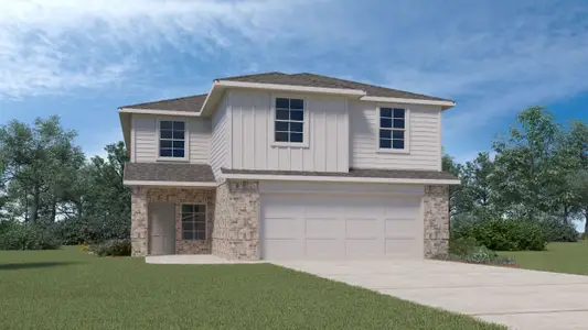 New construction Single-Family house 1952 Arbuckle Dr, Leander, TX 78641 plan The Kate - image