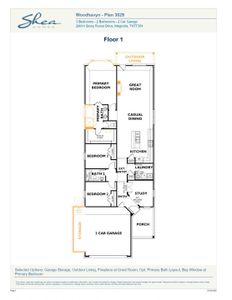New construction Single-Family house 30310 Ruby Forest Ct, Magnolia, TX 77354 plan 3029 Elevation B - image 5