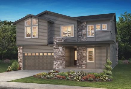 New construction Single-Family house 6633 Bridlespur St, Castle Pines, CO 80108 4075 Zolla Elevation B - Modern Colorado- photo 0