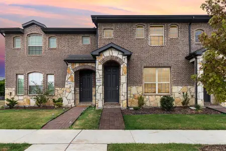 New construction Townhouse house 3461 Solana Circle, Denton, TX 76207 - photo 0