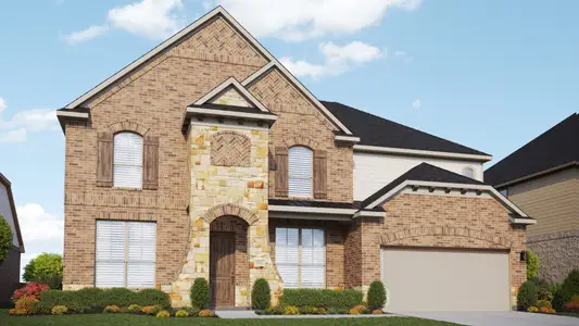 New construction Single-Family house 16717 Freshwater Dr, Celina, TX 75009 plan Brown - image