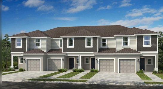 New construction Townhouse house 2242 Paravane Way, Wesley Chapel, FL 33543 - photo 0