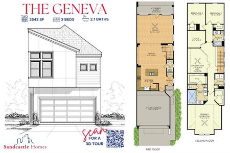 Innovative Design: The Geneva model redefines flexible living, with a detailed 3D model to explore every possibility for your lifestyle. Scan to see!