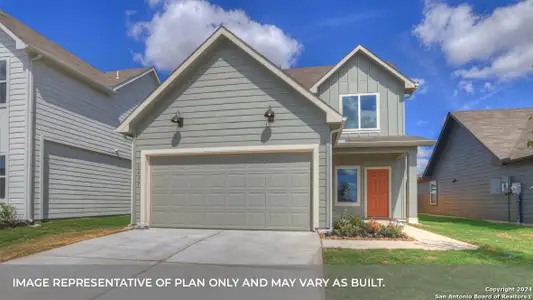 New construction Single-Family house 1678 Kolbe Trl, New Braunfels, TX 78130 plan The Nicole - image