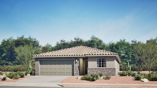 New construction Multi-Family house 9673 W Gilded St, Marana, AZ 85658 plan Mesquite - image