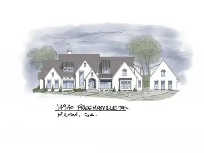 New construction Single-Family house 14940 Freemanville Rd, Milton, GA 30004 - image