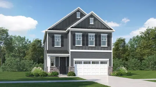 New construction Single-Family house 401 Calvander Ln, Apex, NC 27539 plan Winstead III - image