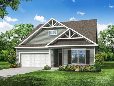 Homesite 4 features a Fenwick A floorplan with front-load garage.