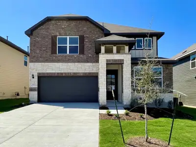 New construction Single-Family house 603 Palo Brea Lp, Hutto, TX 78634 plan Colton - image
