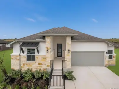 New construction Single-Family house 1855 Weinnacht, New Braunfels, TX 78132 plan Hamilton - image
