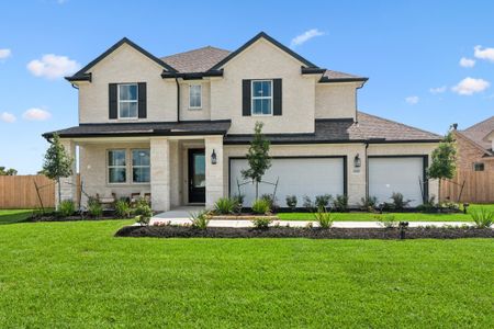 New construction Single-Family house 12007 Upper Meadows Ave, Mont Belvieu, TX 77535 plan Santa Fe - image