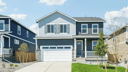 New construction Single-Family house 13969 Beebalm Trl, Parker, CO 80134 plan Pendleton - image