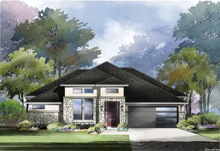 New construction Single-Family house 343 Grand Legacy, New Braunfels, TX 78130 plan Nichol - image