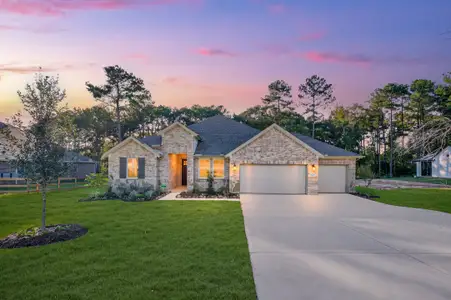 New construction Single-Family house 129 Roebuck Ln, New Waverly, TX 77358 plan Glasgow - image