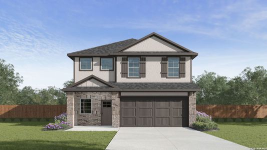New construction Single-Family house 5531 Eula Ln, New Braunfels, TX 78130 plan The Madison - image