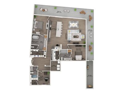 New construction Condo house 4510 Terry O Ln, Austin, TX 78745 plan C2 - image