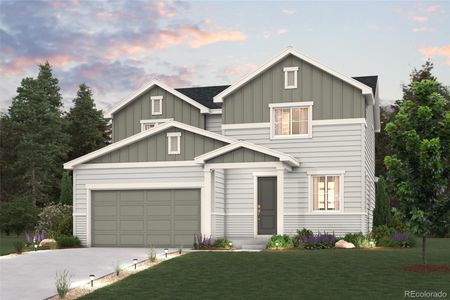 New construction Single-Family house 4286 Canyata Drive, Elizabeth, CO 80107 Avon- photo 0