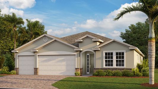 New construction Single-Family house 16545 Elkhorn Coral Dr, North Fort Myers, FL 33903 plan Destin - image