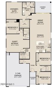 Floorplan - Sunflower (L) - 4 Panel