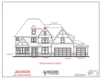 New construction Single-Family house Peachtree City, GA 30269 plan Jackson F - image