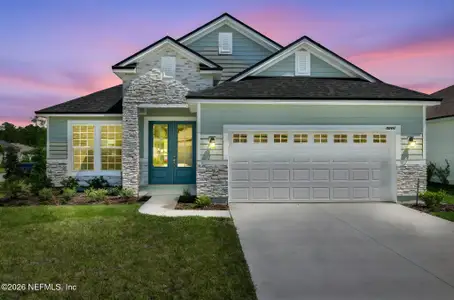 New construction Single-Family house 3501 Americana Dr, Green Cove Springs, FL 32043 plan Edison II - image