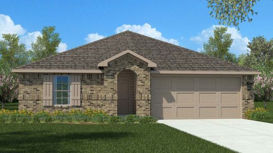 New construction Single-Family house 1125 Belhaven St, Granbury, TX 76048 plan Justin - image