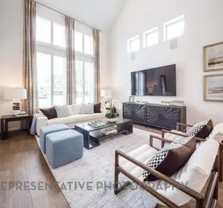 New construction Townhouse house 19742 Riverbed Ln, Cypress, TX 77433 plan Bolton Plan - image